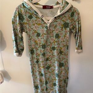 Milkbarn Baby Girl Jumpsuit Floral Bamboo